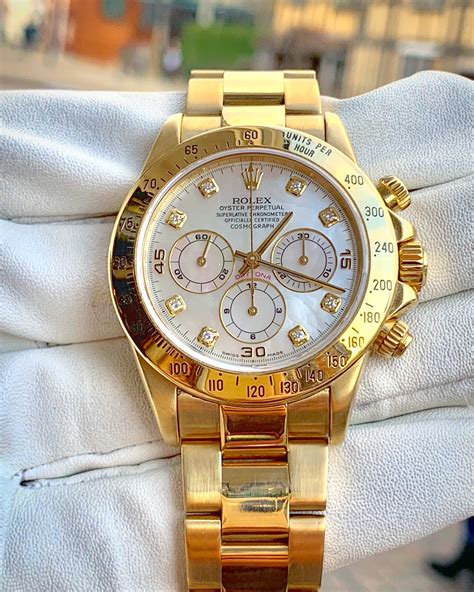 rolex gold watch made from gold or plated|rolex 18k gold watch price.